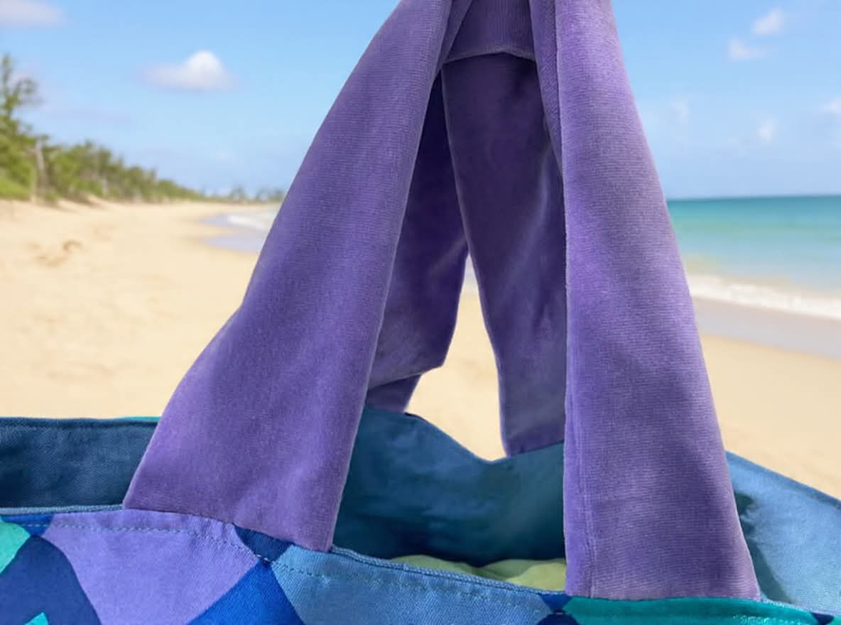 Détail d'un sac cabas